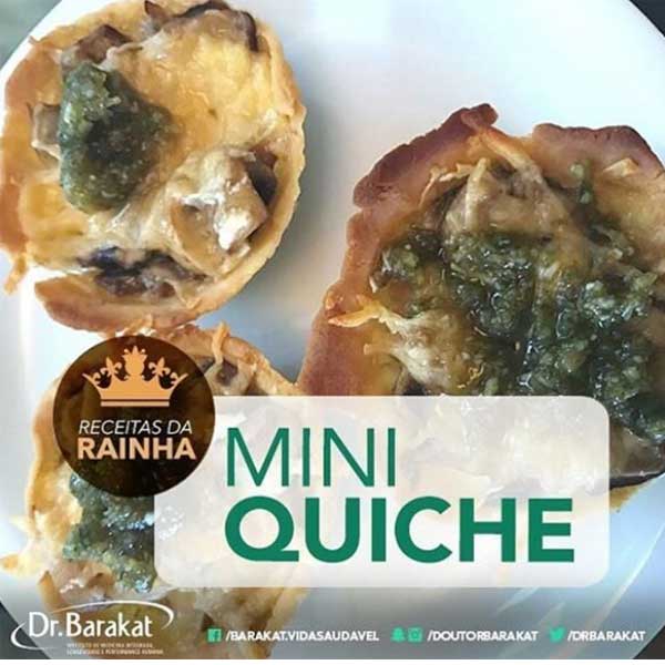 Mini Quiche De Cogumelo