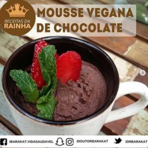 Mousse Vegana De Chocolate