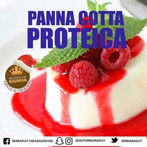 Panna cotta proteica